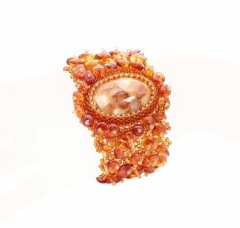 Браслет из янтаря «Призрачное сияние»