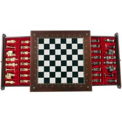 Подарочные шахматы «Железная дорога» в ларце