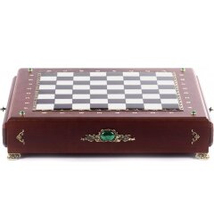 Подарочные шахматы «Железная дорога» в ларце
