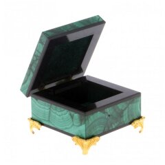 Малахитовая шкатулка «Антик» для украшений