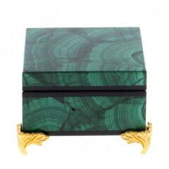 Малахитовая шкатулка «Антик» для украшений