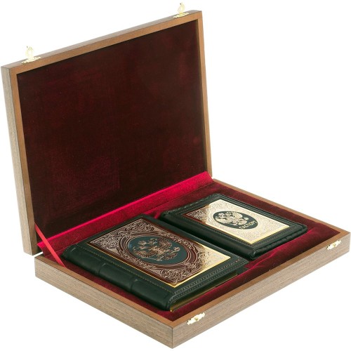 Подарочный набор «Документы» (обложка для паспорта, ежедневник А6)