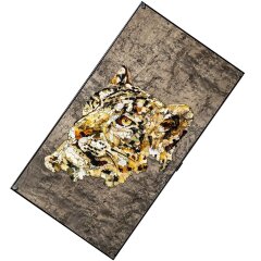 Подарочные нарды «Барс» из карельской берёзы и янтаря