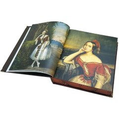 Иллюстрированная книга «Русский театр» (1824 - 1941) в кожаном футляре