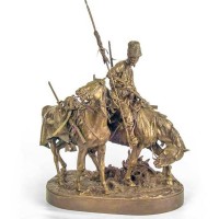 Скульптурная композиция «Запорожец после битвы»