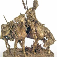 Скульптурная композиция «Запорожец после битвы»