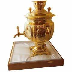 Золотой самовар «Царь»