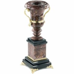 Интерьерная ваза «Медичи» из камня креноид