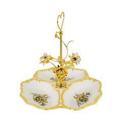 Керамическая менажница «FIORI GOLD» (малая)