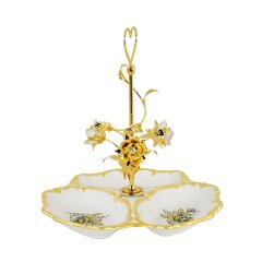 Керамическая менажница «FIORI GOLD» (малая)