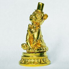 Позолоченная фигурка «Тигренок джентельмен» из бронзы — символ 2022 года