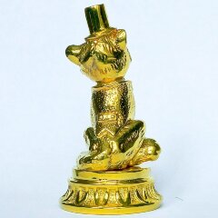 Позолоченная фигурка «Тигренок джентельмен» из бронзы — символ 2022 года