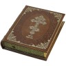 Подарочная книга «Святое Евангелие» с иконой в кожаном футляре