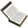 Подарочная книга «Святое Евангелие» с иконой в кожаном футляре