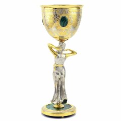 Подарочный кубок для вина «Канефора» в подарок девушке