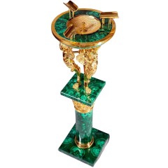 Подставка для сигар «Малахит» с художественным декором в подарок мужчине