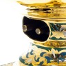Чайный сервиз с самоваром на 6 персон «Малахит» — подарочный набор на день рождения женщине