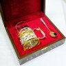 Позолоченный подстаканник «Подарок рыбаку»