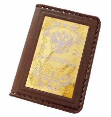 Кожаная обложка «Орнамент»