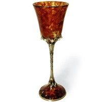 Янтарный бокал для вина «Императрица»