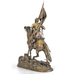 Скульптурная композиция «Казак знаменосец»