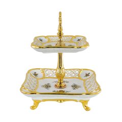 Керамическая менажница «FIORI GOLD»