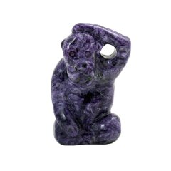 Сувенирная статуэтка «Обезьяна» (чароит)