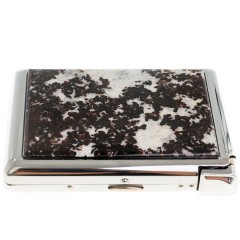 Футляр для 20 сигарет «Флогопит» с зажигалкой в подарок мужчине