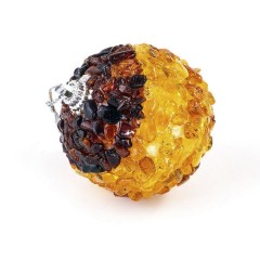 Набор новогодние шары «Цветочные ягоды» для украшения праздничной ёлки