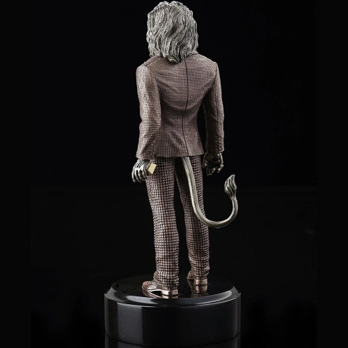 Интерьерная статуэтка «Лев деловой» из бронзы в подарок мужчине директору