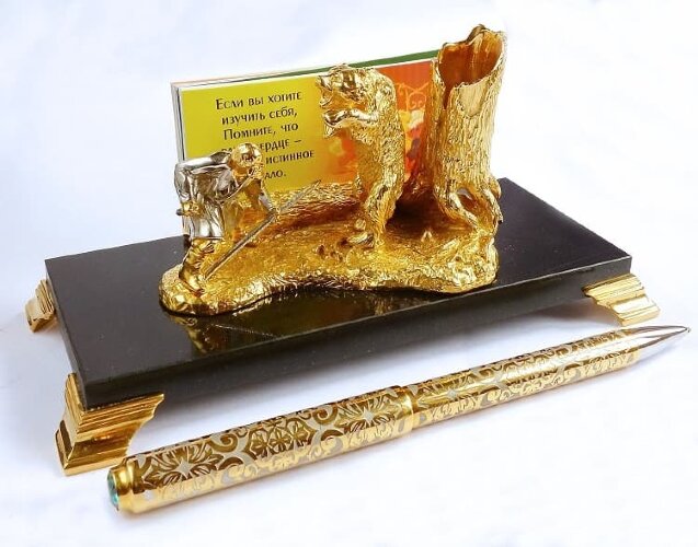 Письменный набор «На медведя»