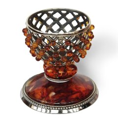 Подставка для яйца из янтаря «Цезарь»