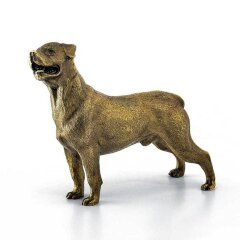 Бронзовая статуэтка собаки «Ротвейлер» в подарок заводчику