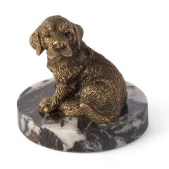 Скульптурная статуэтка «Щенок сеттера»