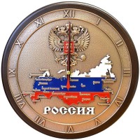 Настенные часы «Карта России»