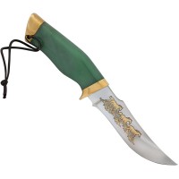 Охотничий нож «Мустанг» с украшенным клинком