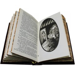 Подарочное собрание сочинений «Дюма Александр» — 15 томов классической литературы в кожаном переплёте