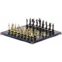 Подарочные шахматы «Русские воины» из камня