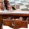 Шахматный стол «Классический» с двумя табуретами