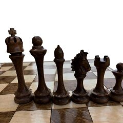 Деревянные шахматные фигуры «Касабланка» (малые)