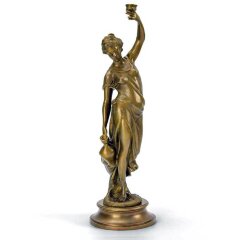 Бронзовая статуэтка девушки «Танцовщица» в подарок мужчине