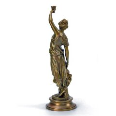 Бронзовая статуэтка девушки «Танцовщица» в подарок мужчине