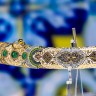 Коллекционная сабля «ОРЁЛ» украшенная драгоценными камнями является шедевром мастерства златоустовского оружейного искусства