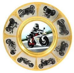 Тарель «Мотоциклы»
