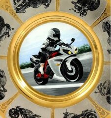 Тарель «Мотоциклы»