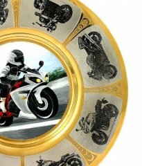 Тарель «Мотоциклы»