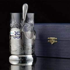 Наборы корпоративных подстаканников «На память» с возможностью нанесения логотипов