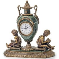 Сувенирные часы из бронзы «Ученики»
