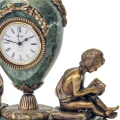 Сувенирные часы из бронзы «Ученики»