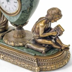 Сувенирные часы из бронзы «Ученики»